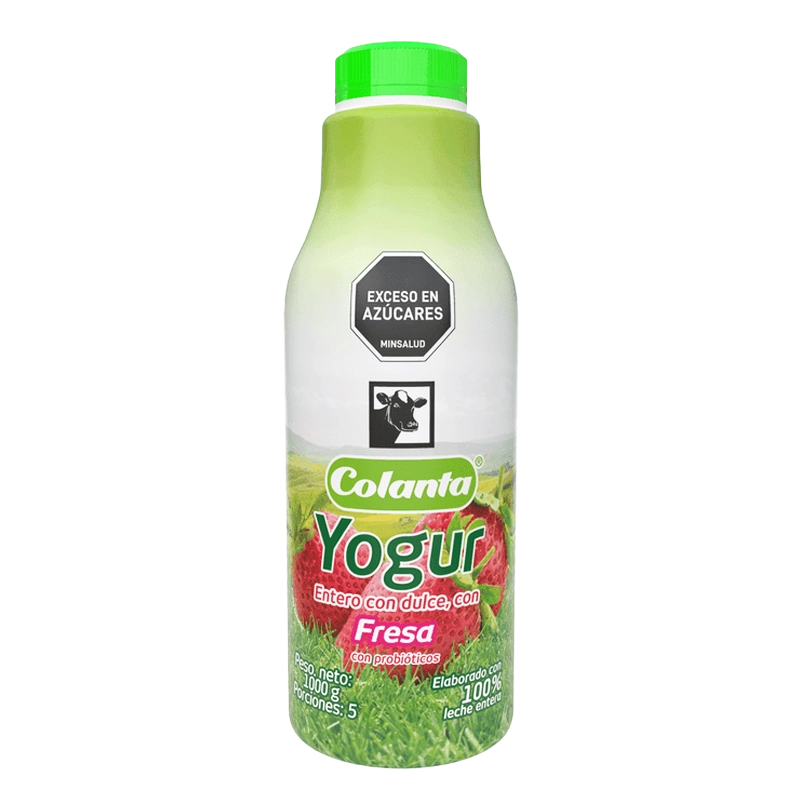 YOGURT COLANTA FRESA GARRAFAFA X 1000G